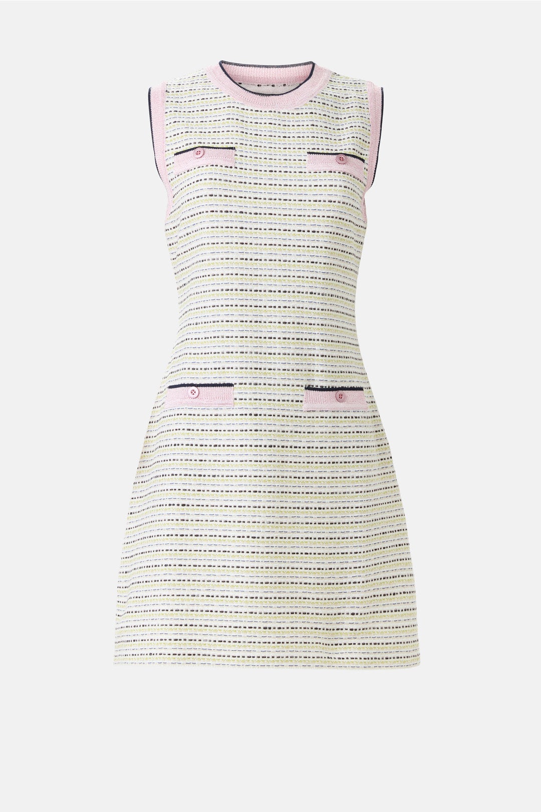 Tweed Knit Mini Dress by Aldomartins 4