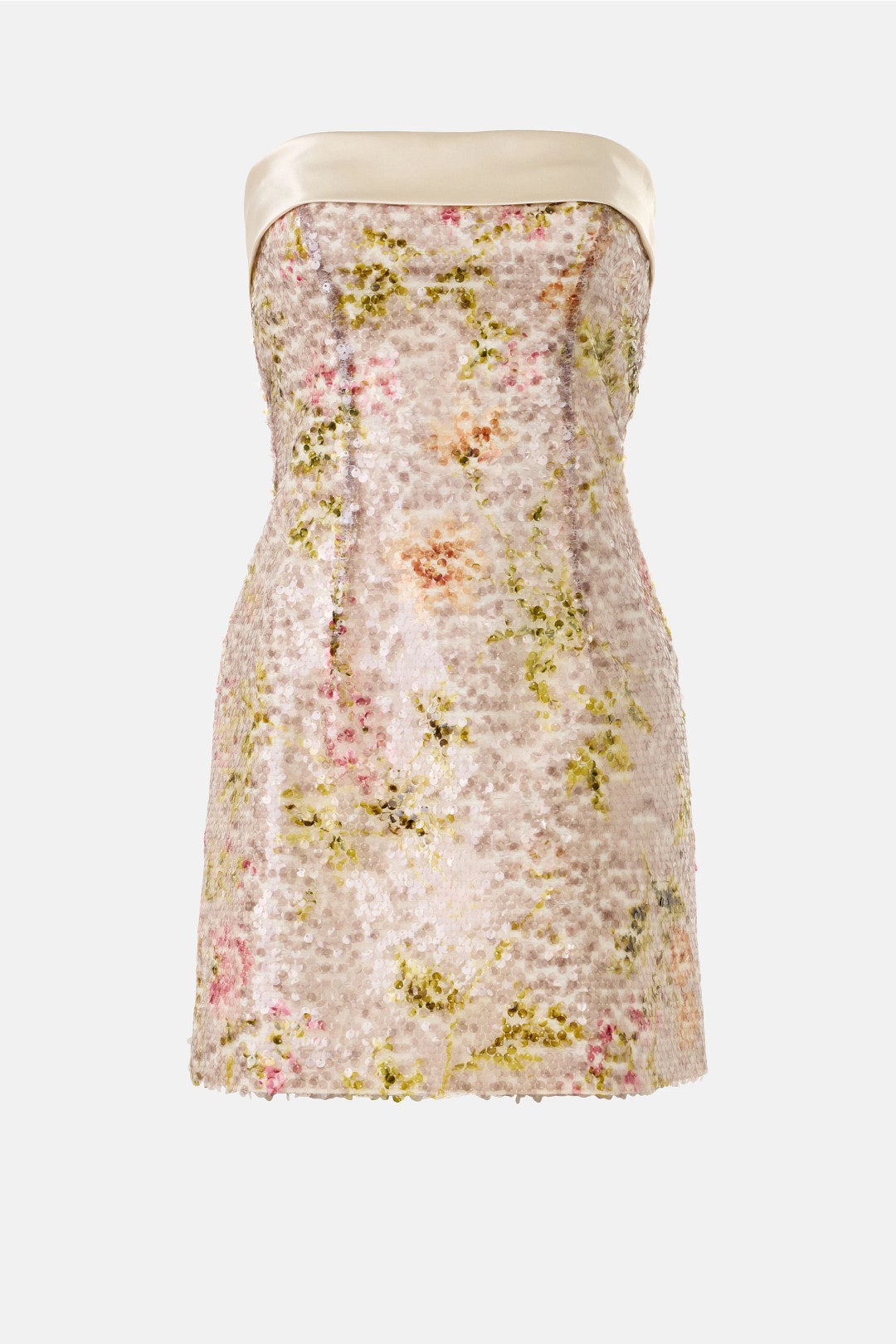 Sequin Floral Mini Dress by Alberta Ferretti | Rent the Runway