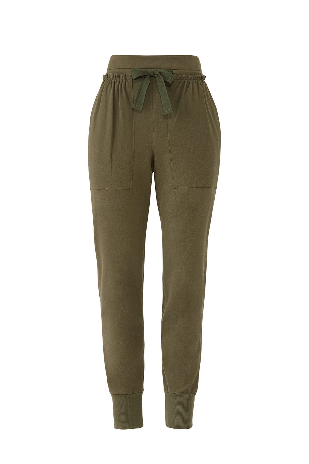 Green High Waisted Joggers by KINLY