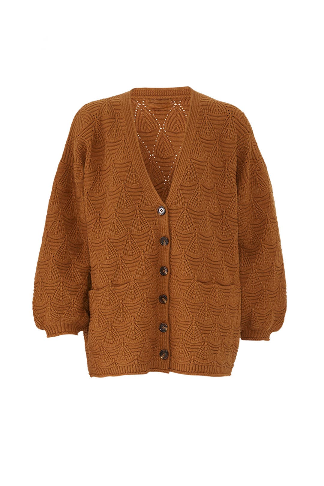N!ce knit cardigan（BROWN） Enzo Cardigan by dRA | Rent the Runway