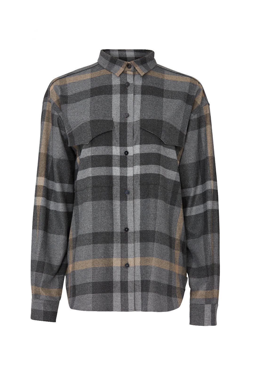Novella Flannel Shirt by Totême | Rent the Runway