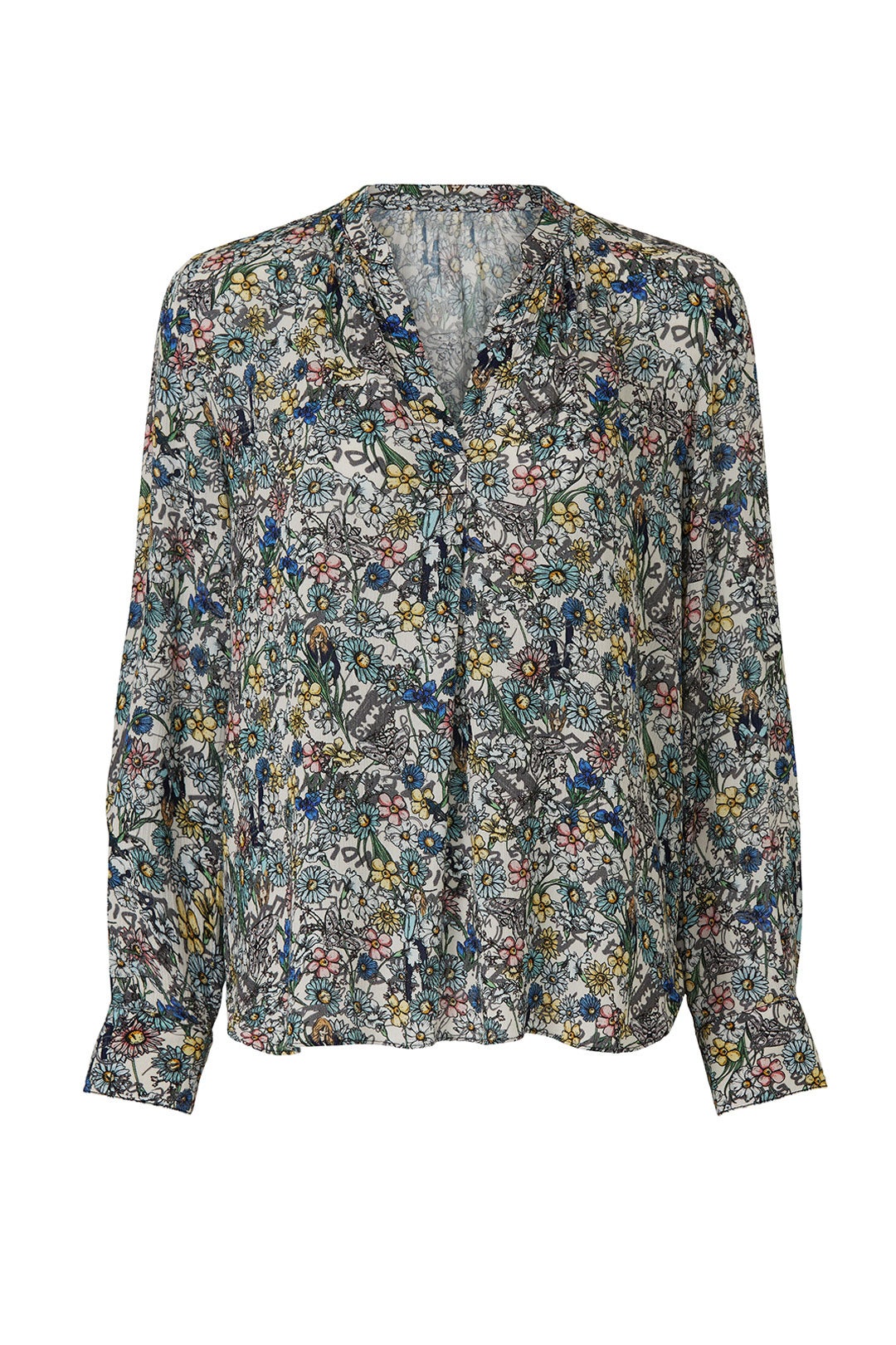 Tink Crinkle Flower Top by Zadig & Voltaire 4