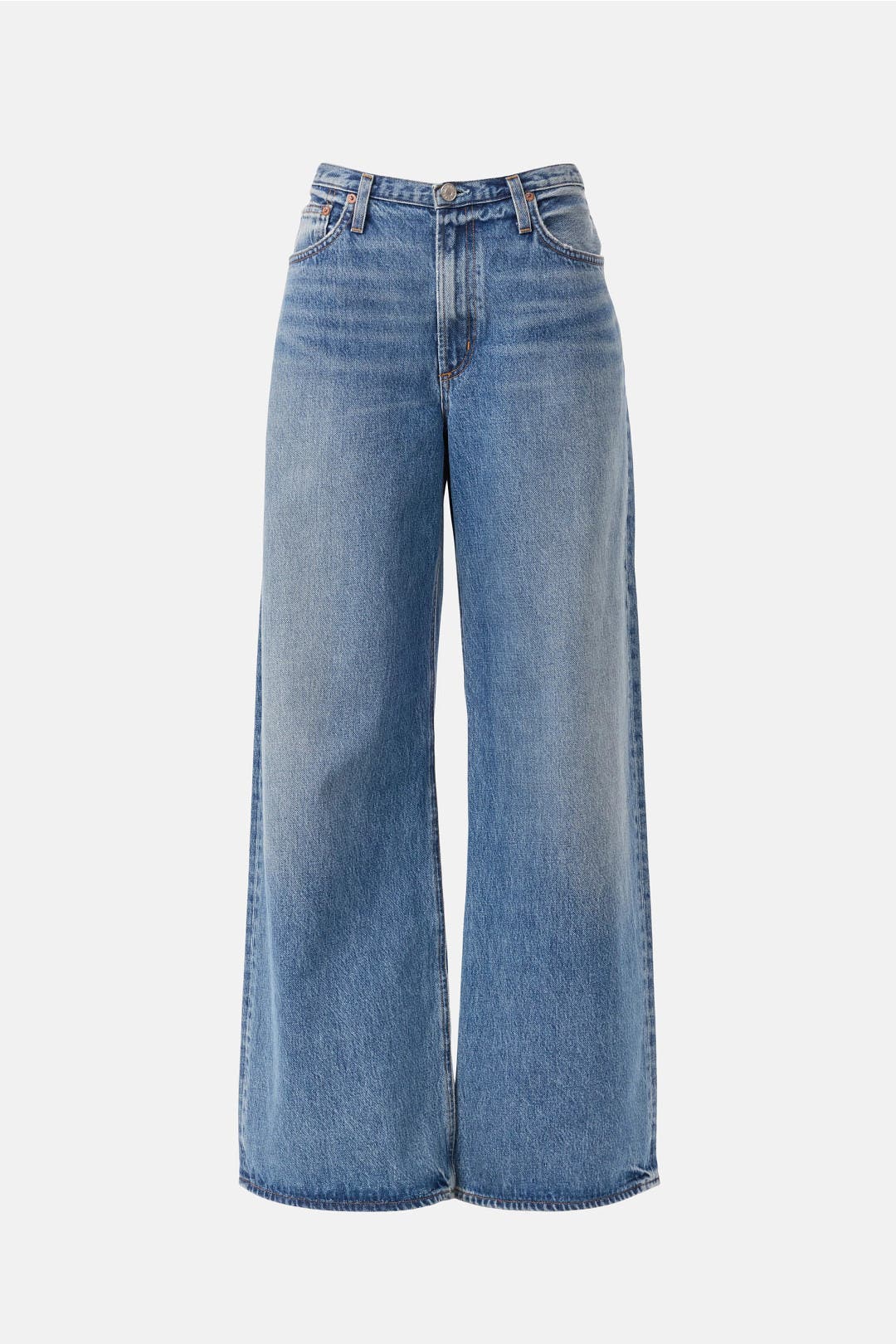 Dark Rinse Ribcage Wide Leg Jeans by Levi's | Rent the Runway