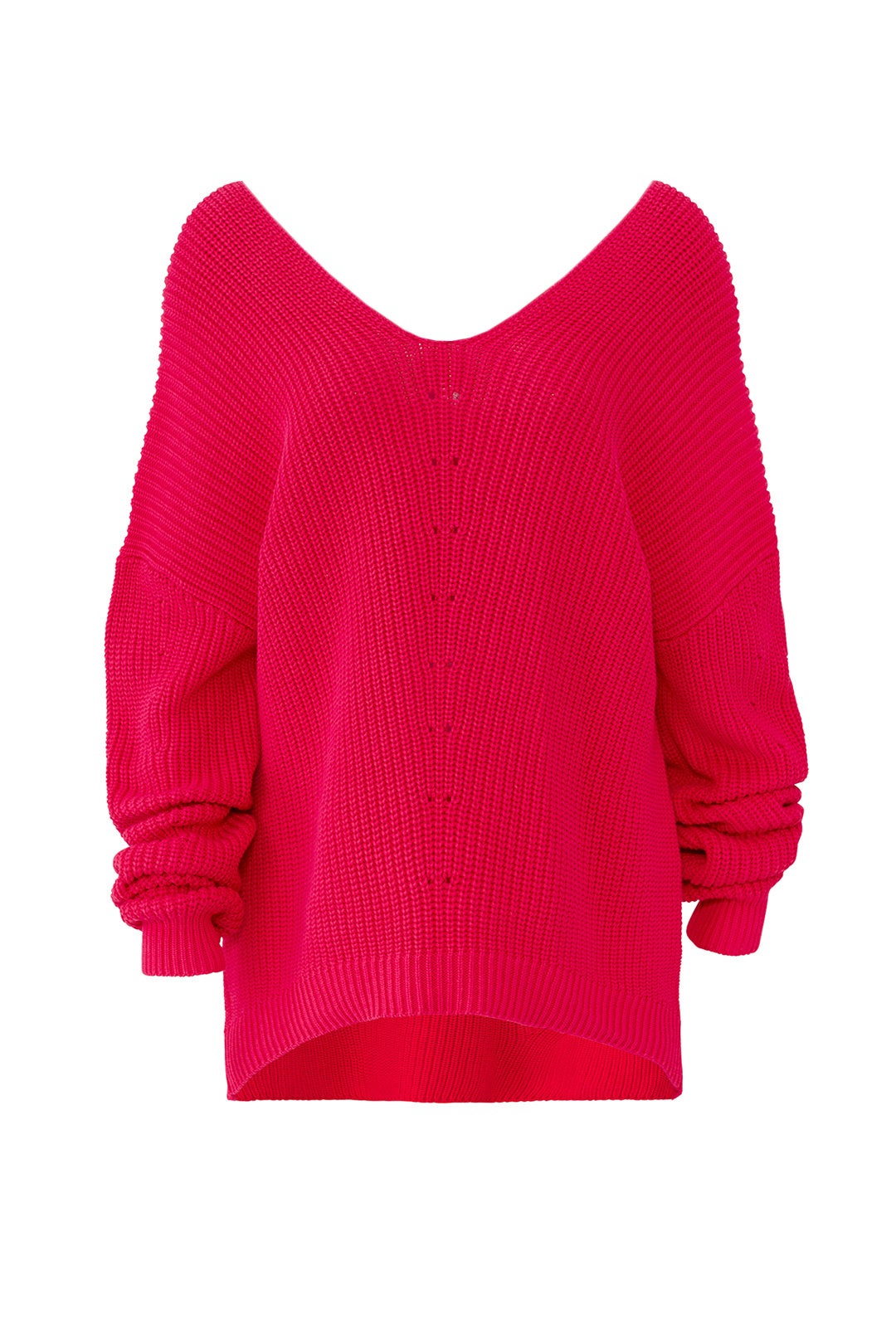 High Low V-Neck Sweater by 525 America
