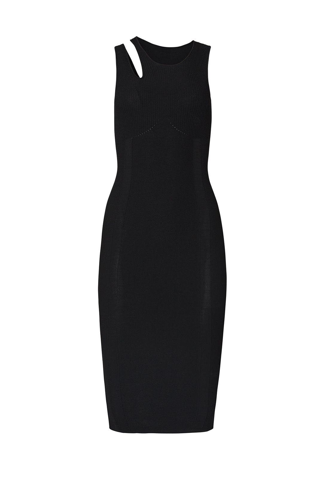 Bold Shoulder Knit Dress by GOOD AMERICAN 3