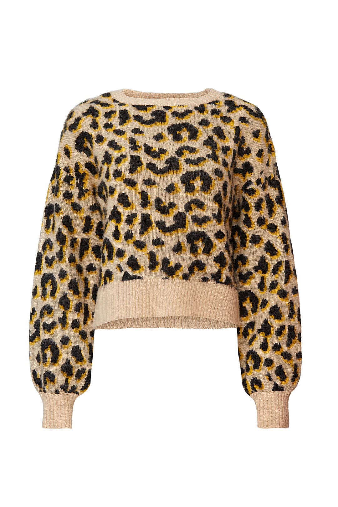 Leopard Boat Neck Sweater by Louna 4