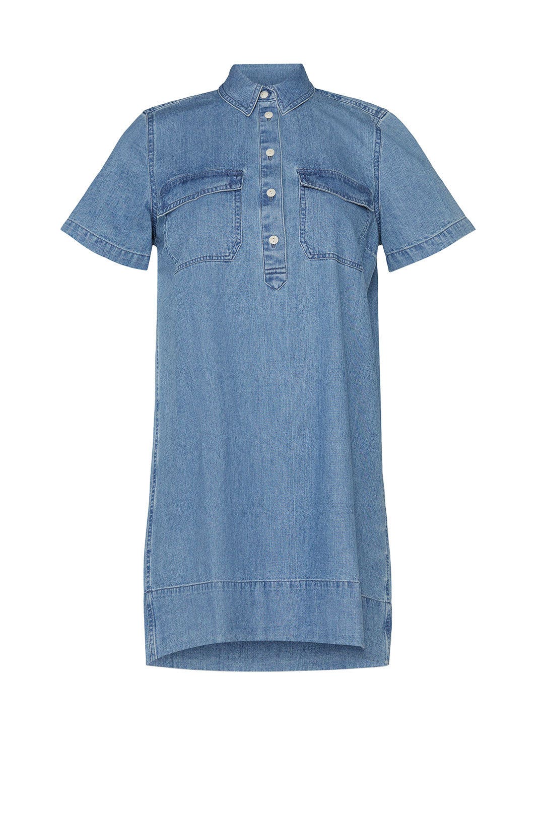 Short Sleeve Indigo Shirtdress by Madewell