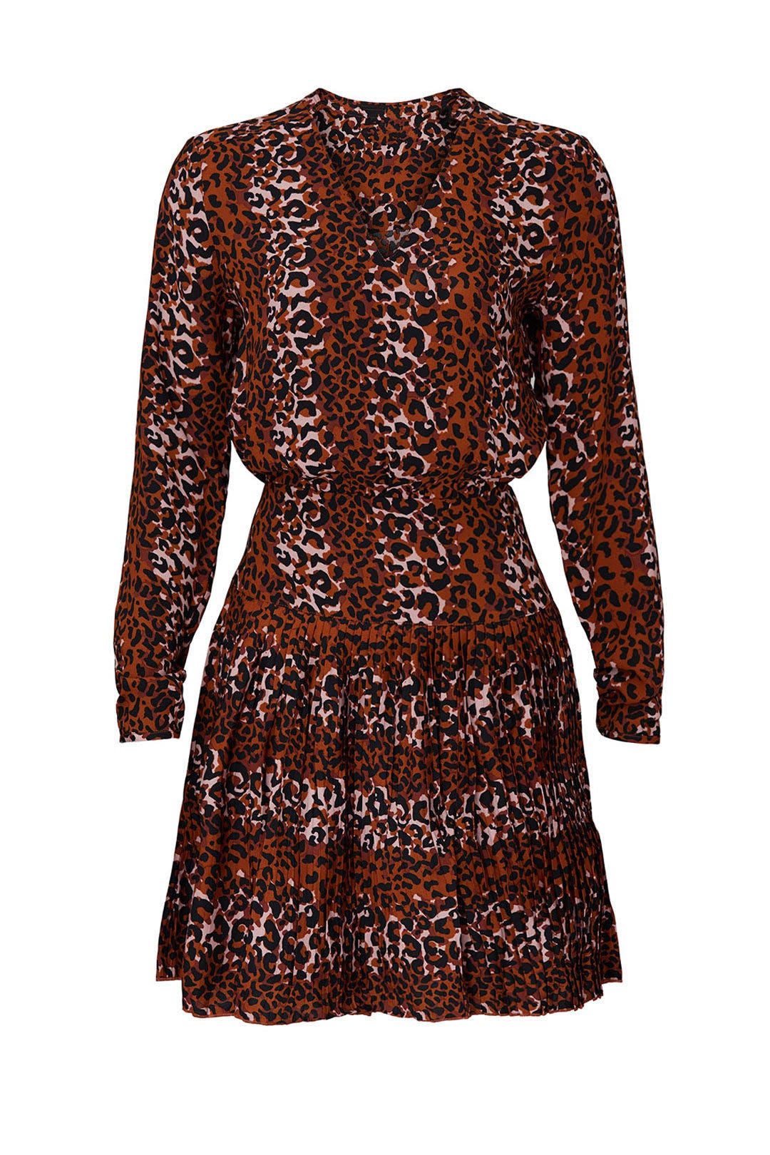Cheetah Pleated Skirt Dress by Scotch & Soda 4