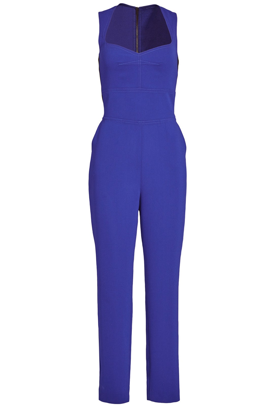 Cobalt Cutout Jumpsuit by Yigal Azrouël