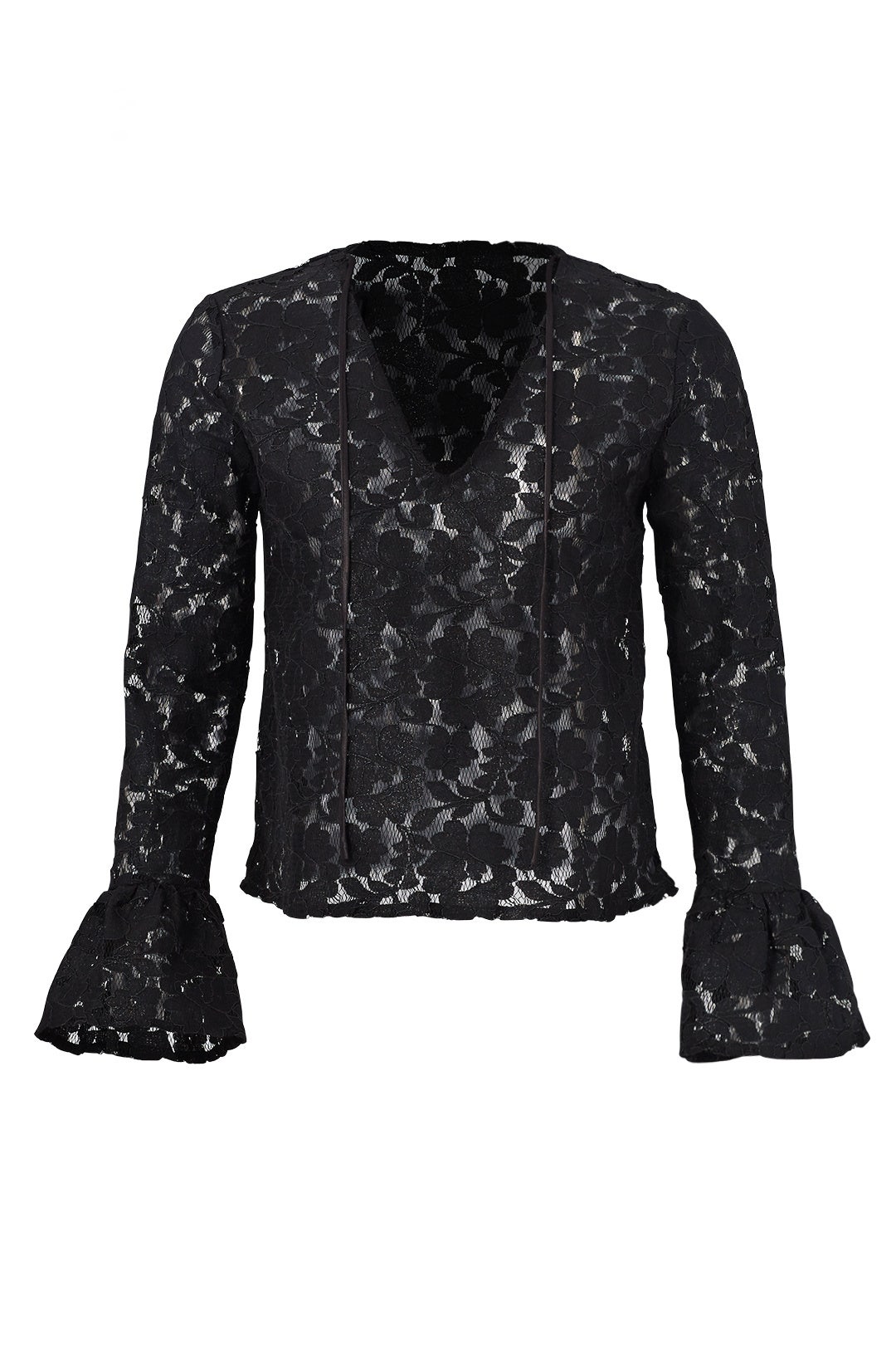 Black All Over Lace Top by Endless Rose