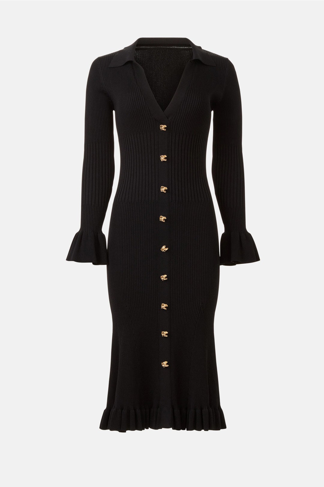 Hallie Knit Midi Dress by Hervé Léger 4