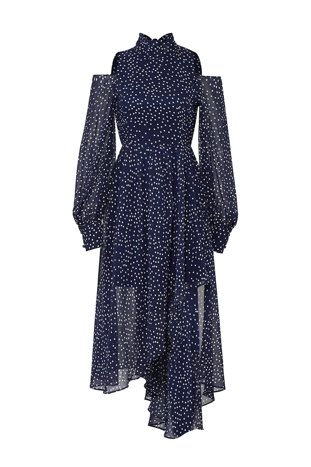 Navy Dot Maxi by StyleKeepers