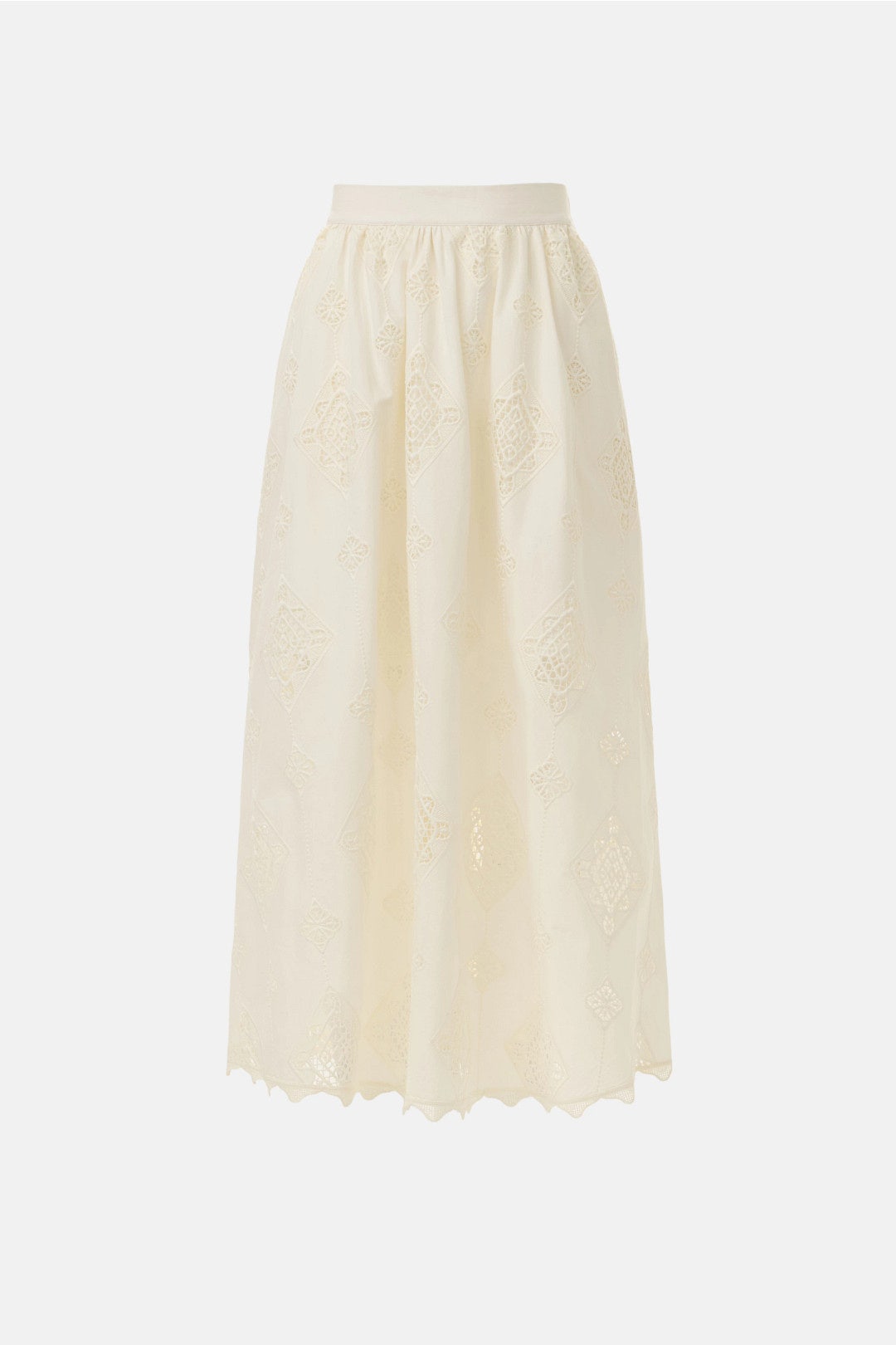 Mona Embroidered Midi Skirt by ba&sh