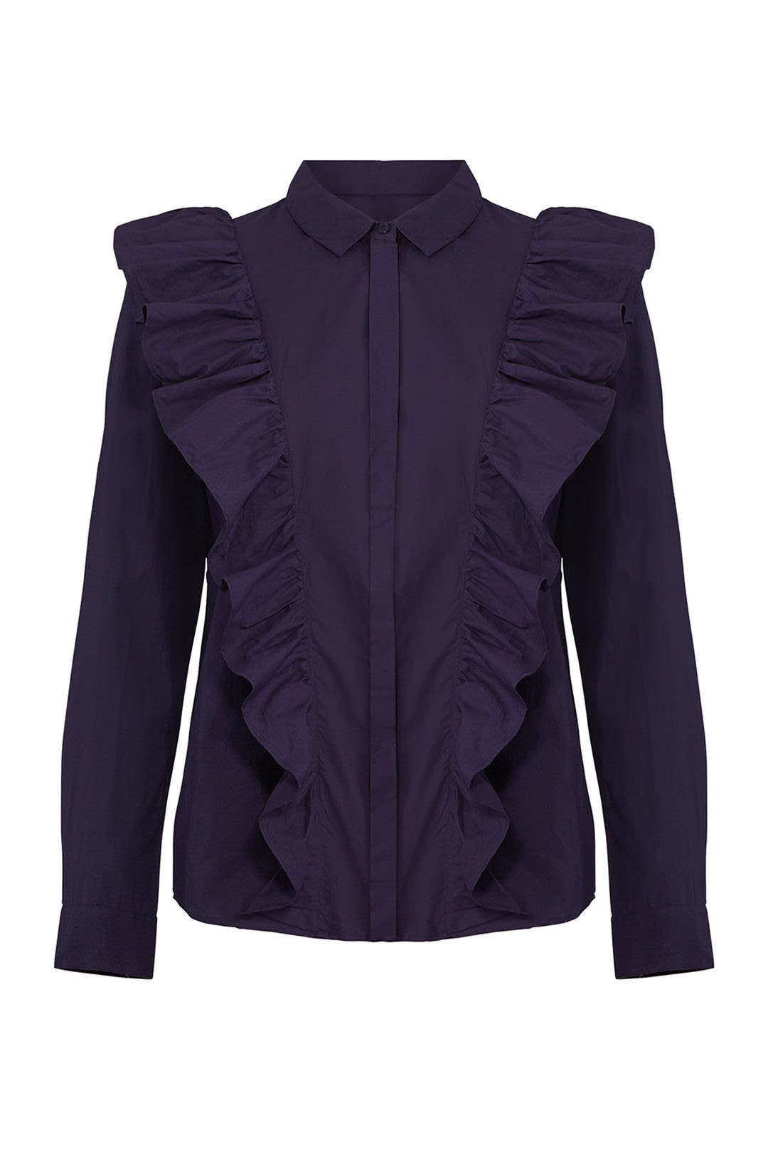 Navy Delhi Top by ba&sh