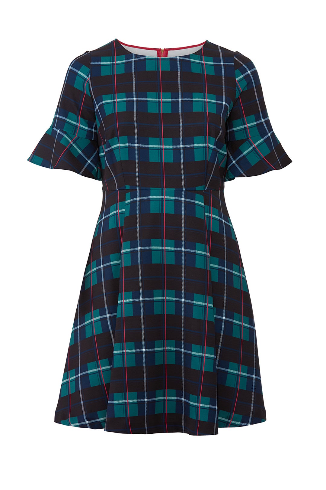 Plaid Print Flare Dress by Draper James X ELOQUII 3