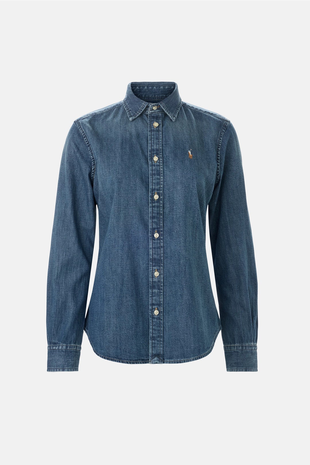 Rigid Denim Button Down by Polo Ralph Lauren