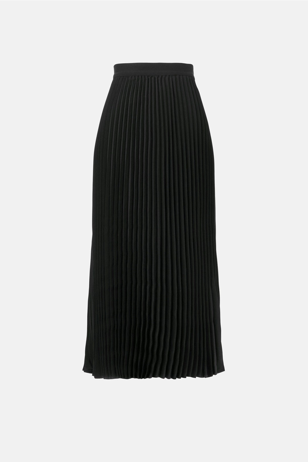 Pleated Elastic Waistband Skirt by Co