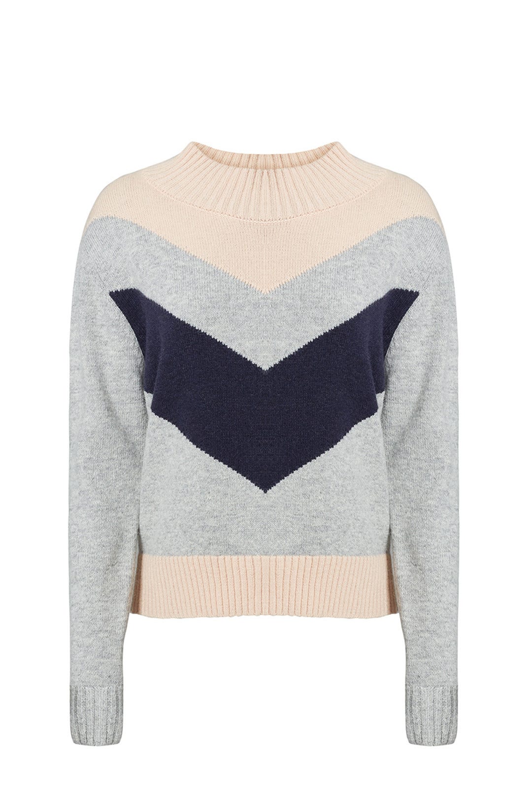 Deep Colorblock Knit Sweater by ELLIATT 3