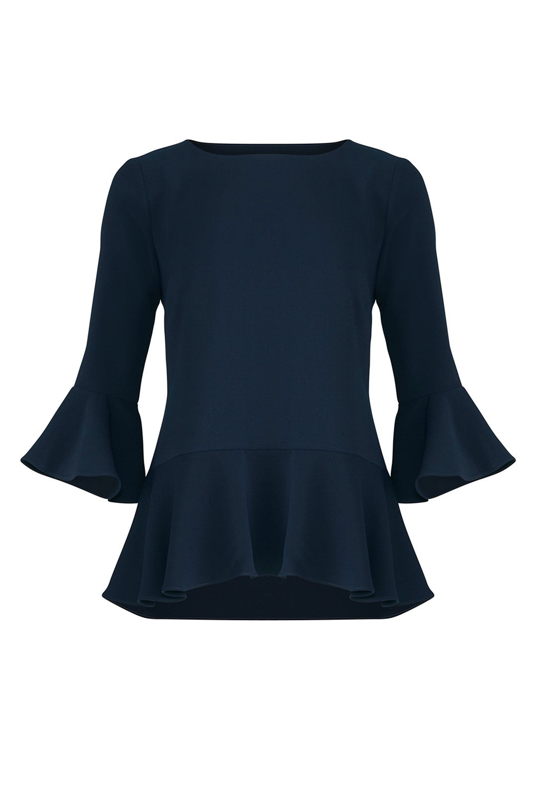 Flounced Navy Top by Sail to Sable 3