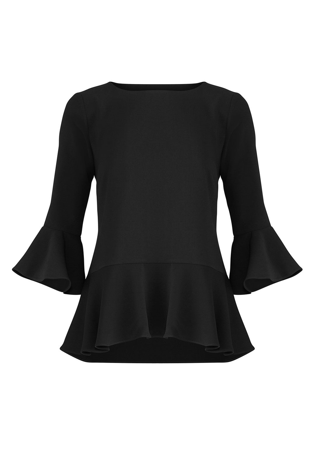 Flounced Black Top by Sail to Sable 3