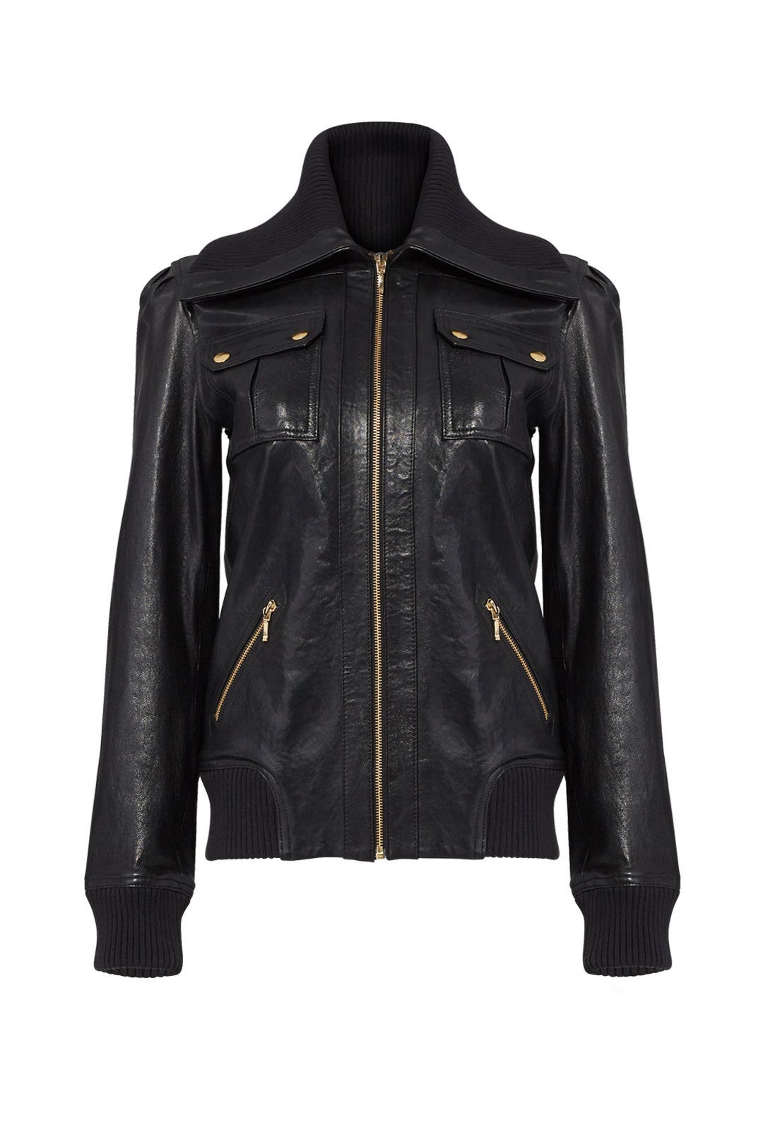 La Cienega Leather Jacket by Trina Turk 4