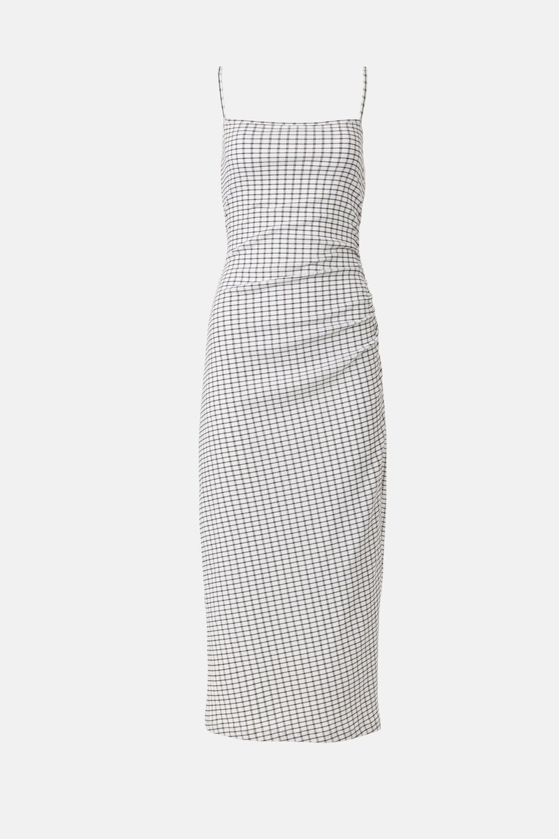 Side Rouche Tank Dress by VINCE. - Photo 4