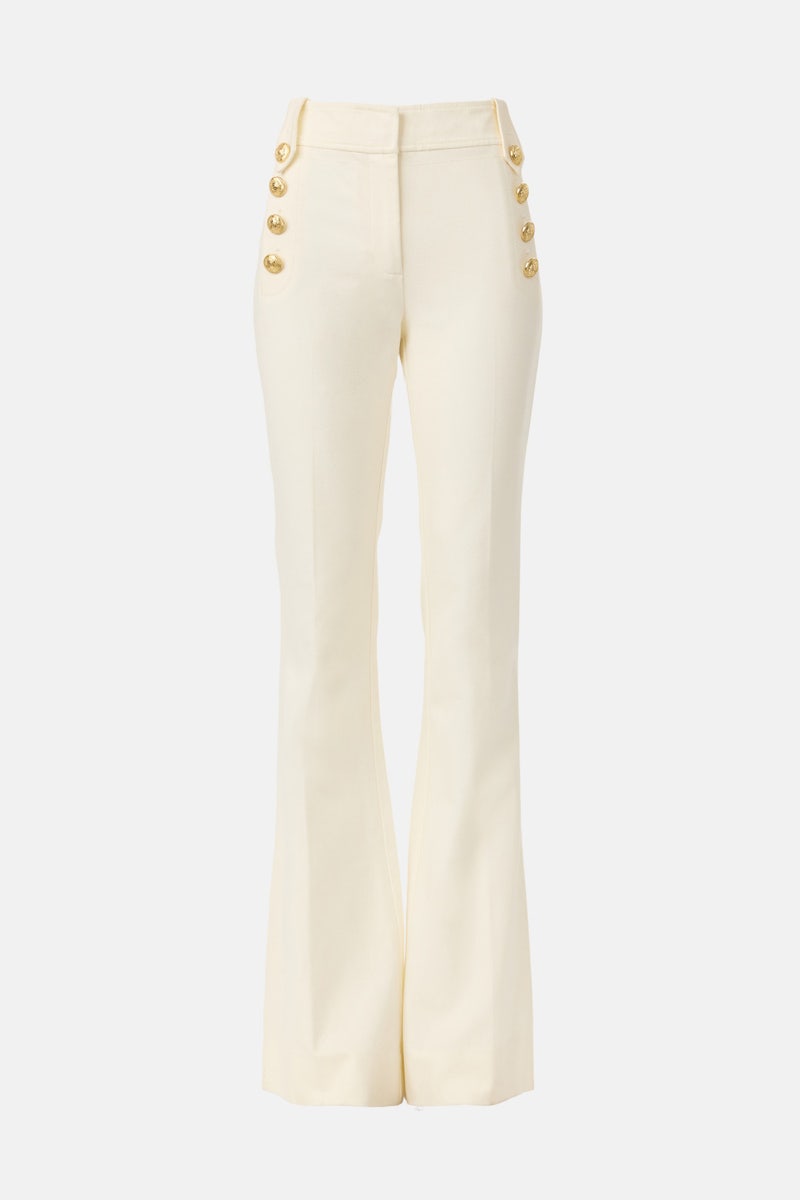 Robertson Flare Trousers With Sailor Buttons by Derek Lam 10 Crosby - Photo 4