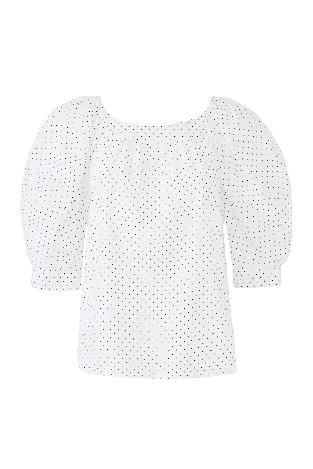 White Dahlia Dot Top by La Vie Rebecca Taylor