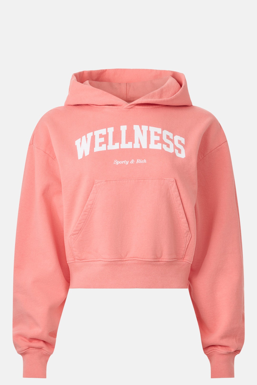 Wellness Ivy Cropped Hoodie by Sporty & Rich 4