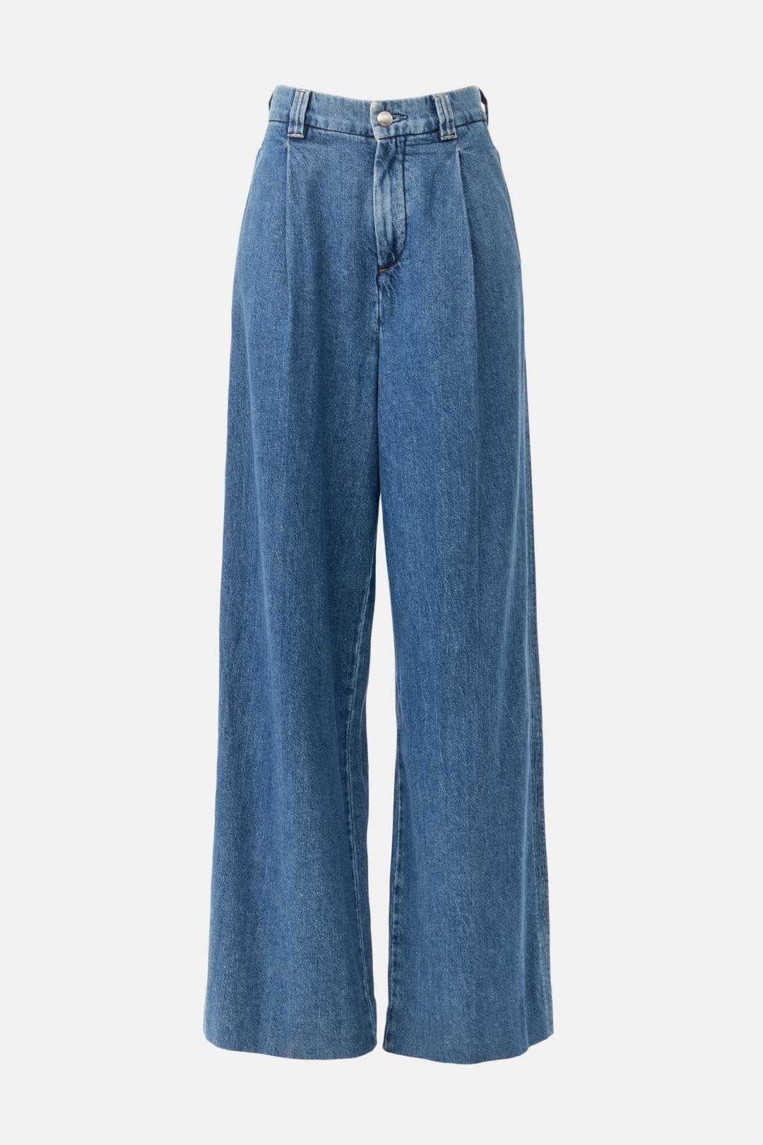 Hepburn Wide Leg High Rise Pleated Jeans by DL1961 | Rent the Runway