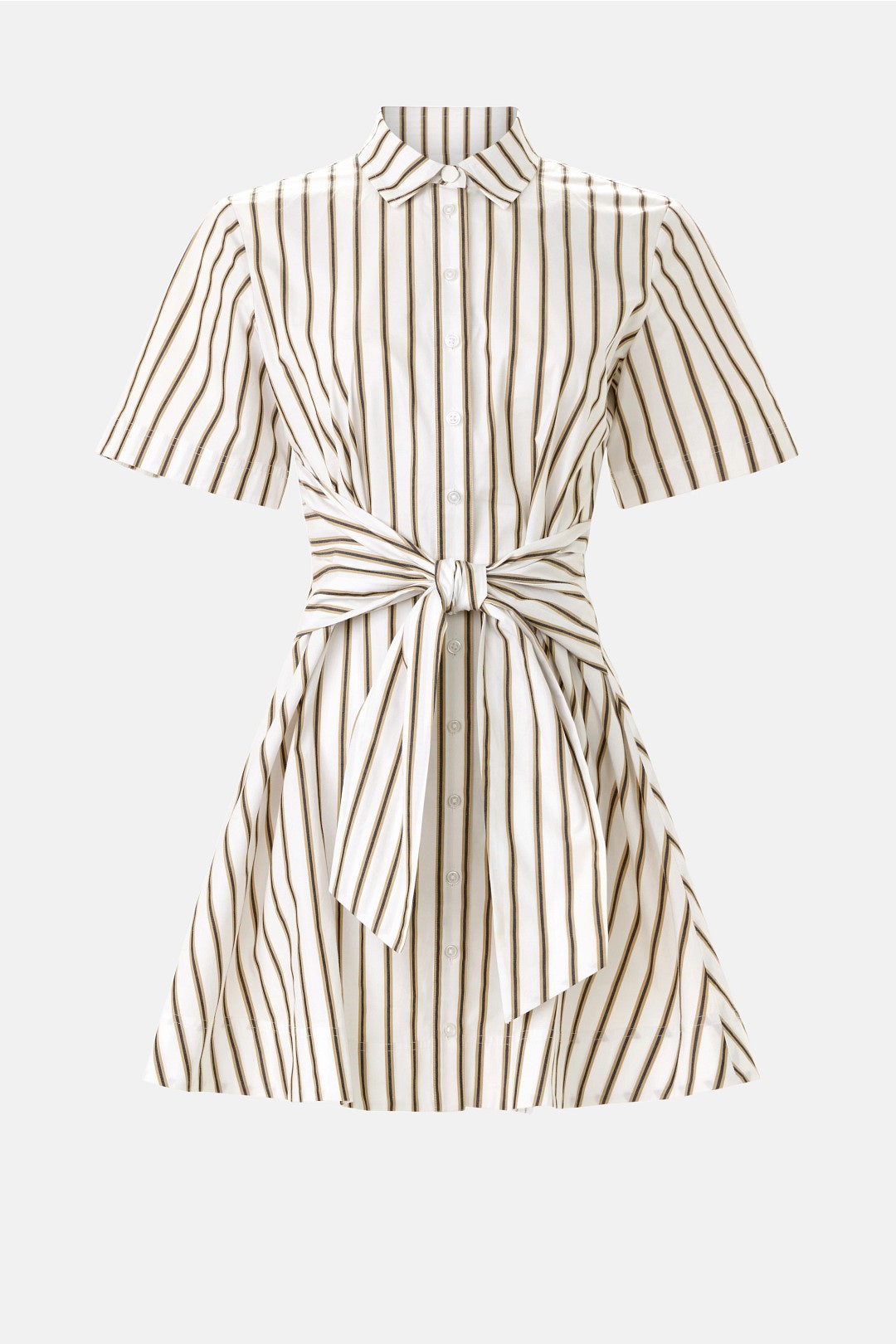 Striped Short Sleeve Shirt Dress by Jason Wu x RTR