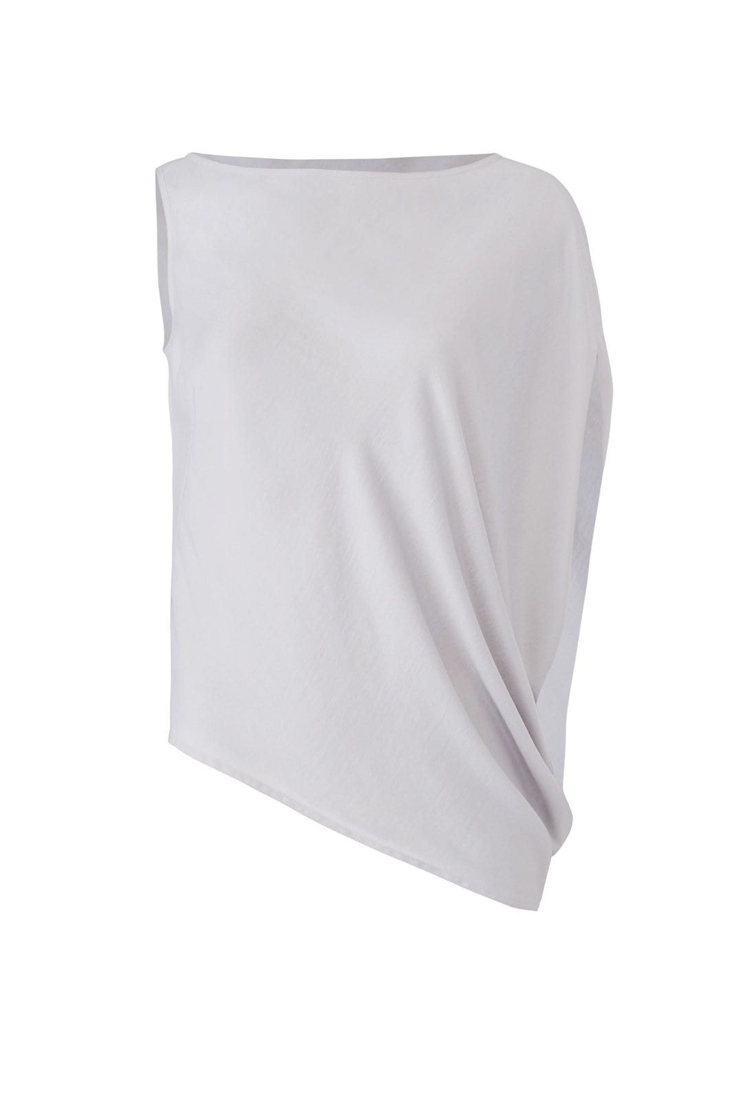 Silver Draped Top by KAUFMANFRANCO
