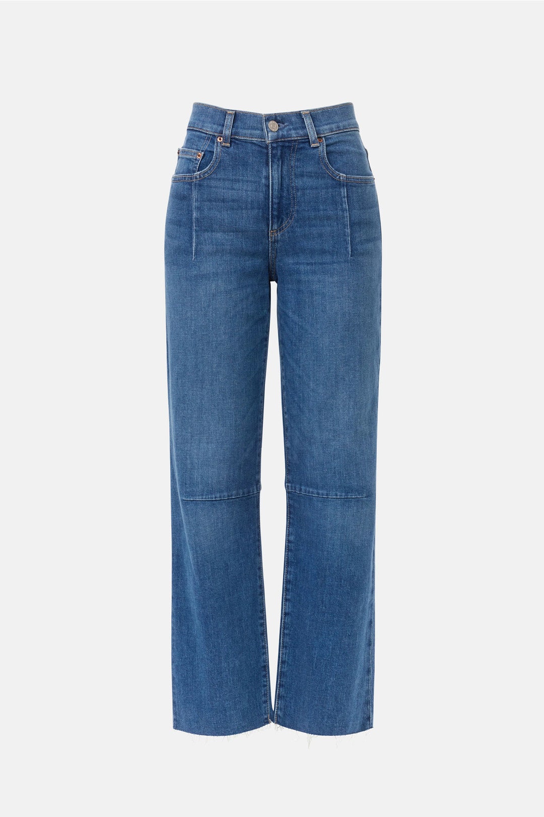 Pixie Ankle Fray Mid-Rise Jeans by LE JEAN 4