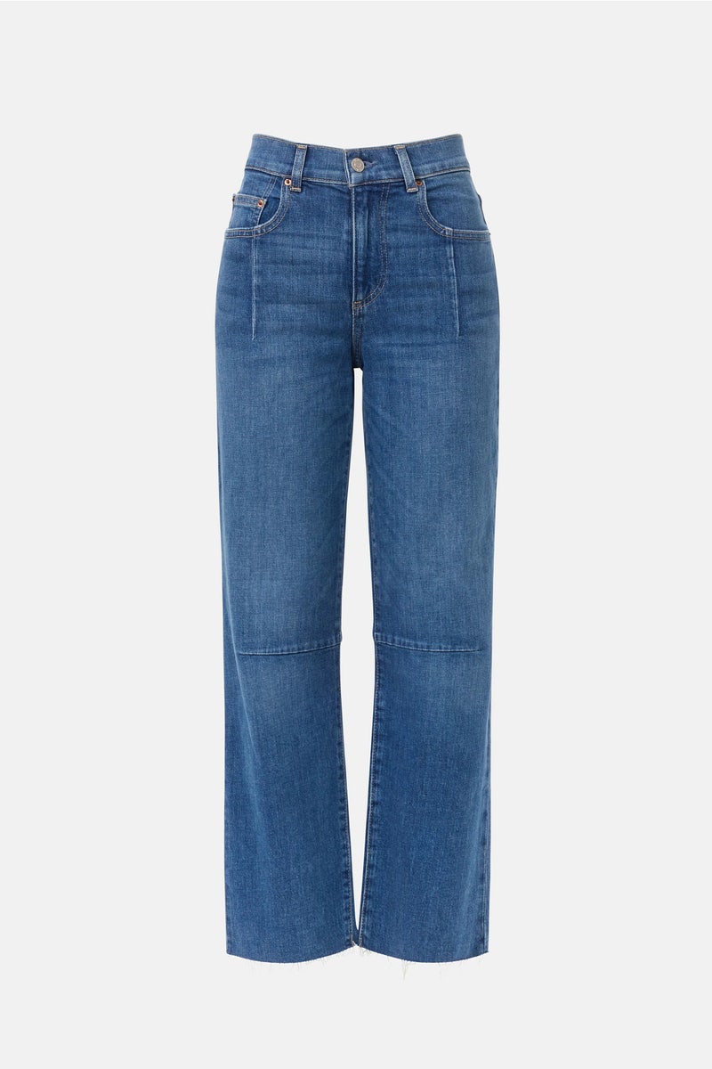 Pixie Ankle Fray Mid-Rise Jeans by LE JEAN - Photo 4