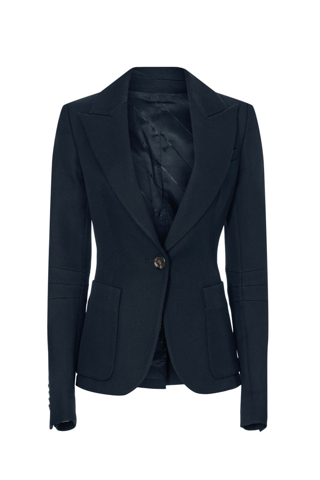 One Button Front /w Patch Pocket Blazer