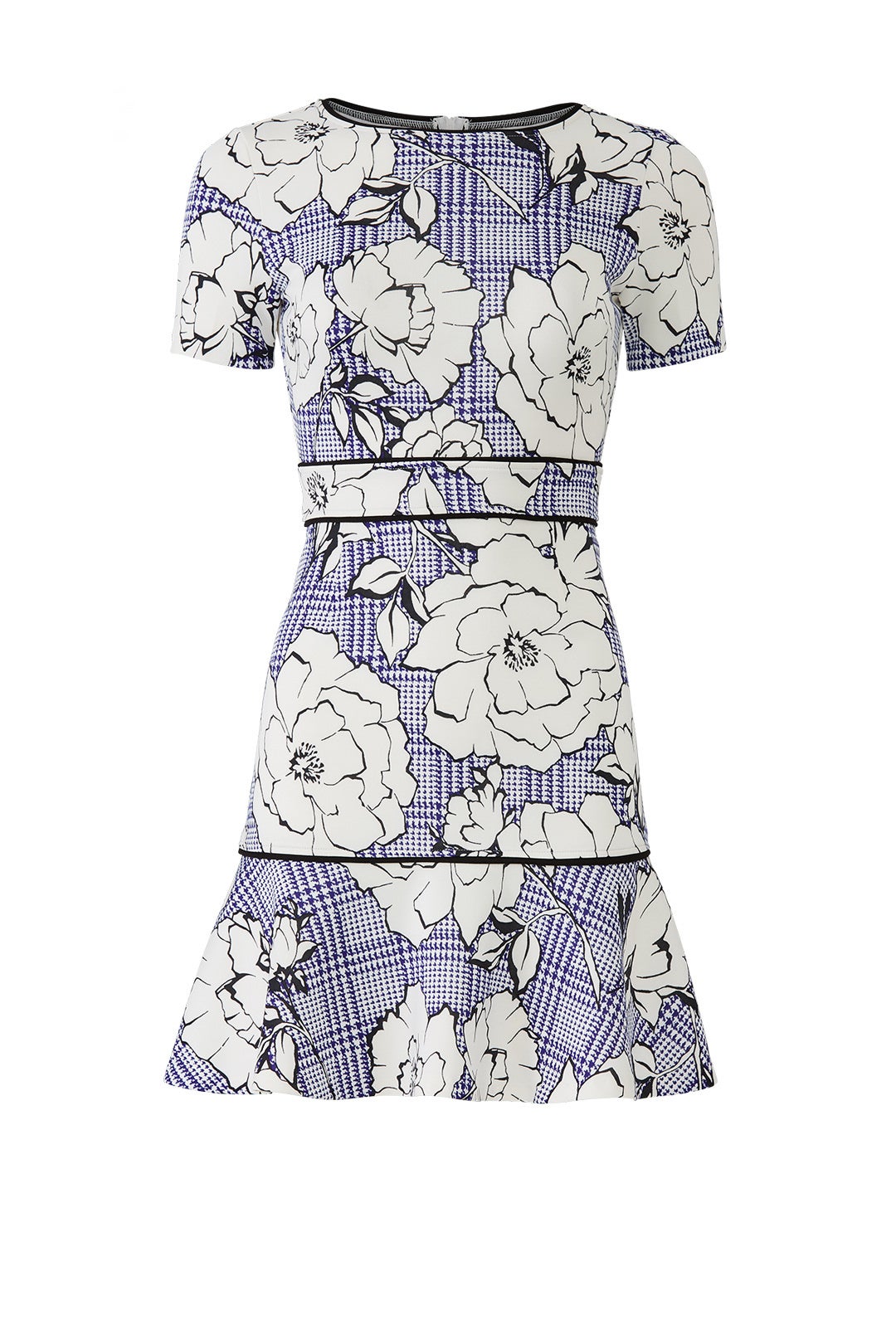 Blue Floral Flounce Dress by Slate & Willow 3