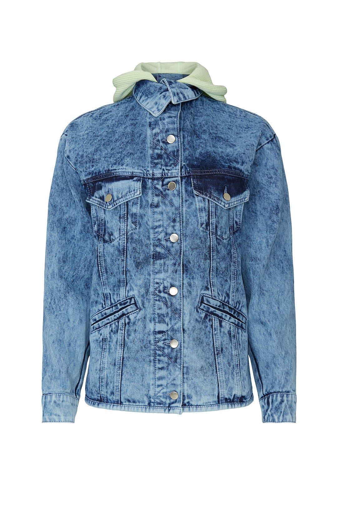 Zinna Hooded Denim Jacket by Samantha Sipos 4