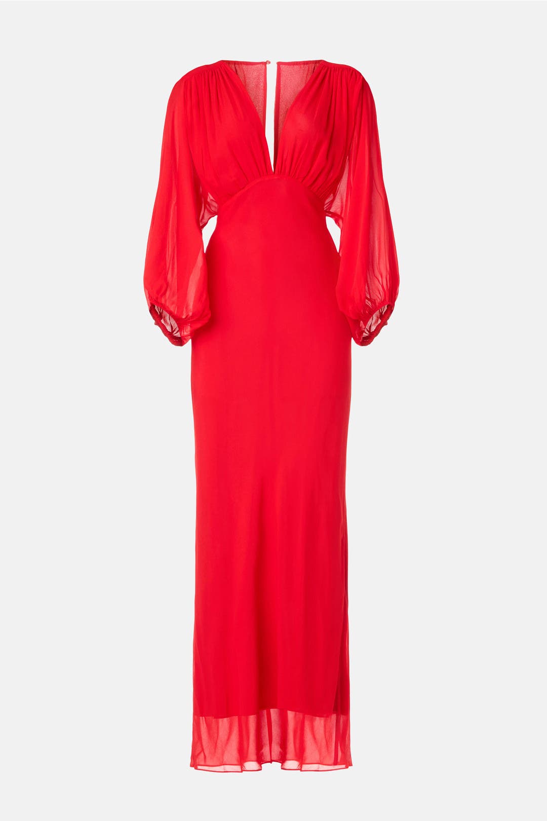 Amina Plunge Balloon Sleeve Maxi Dress by Shona Joy | Rent the Runway