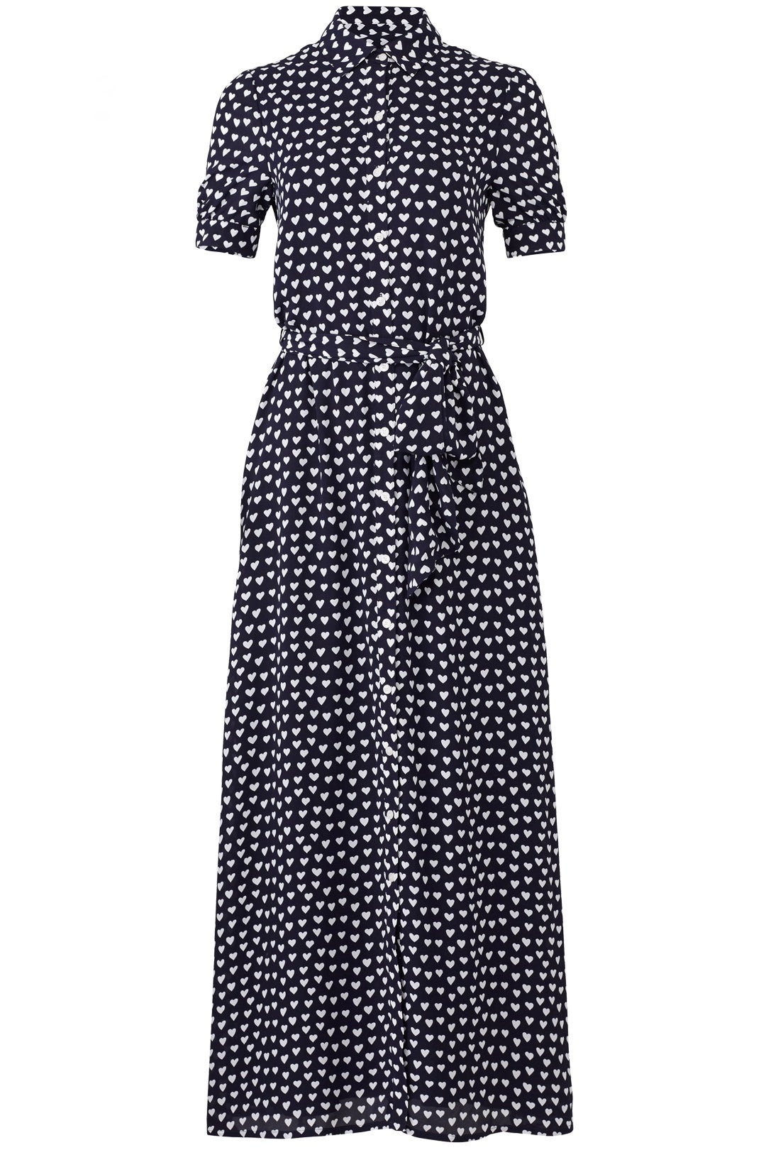 Navy Heart Printed Maxi by Draper James 3