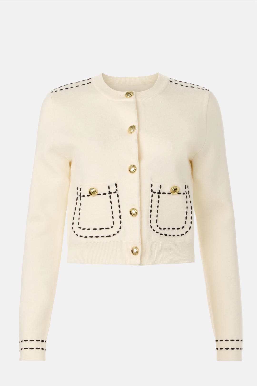トップス Eaphi eaphiFRONT BOUCLE KNIT CARDIGAN Guest in Residence Collegiate Bouclé-Knit Cardigan | Saks Fifth Avenue