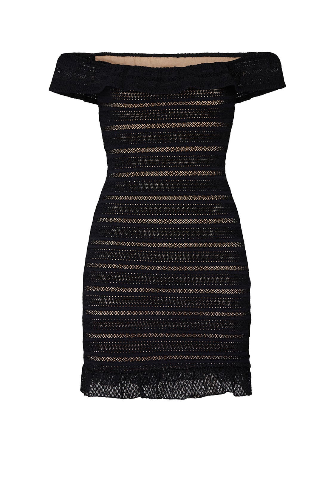 Striped Mesh Mini Dress by Nightcap 4