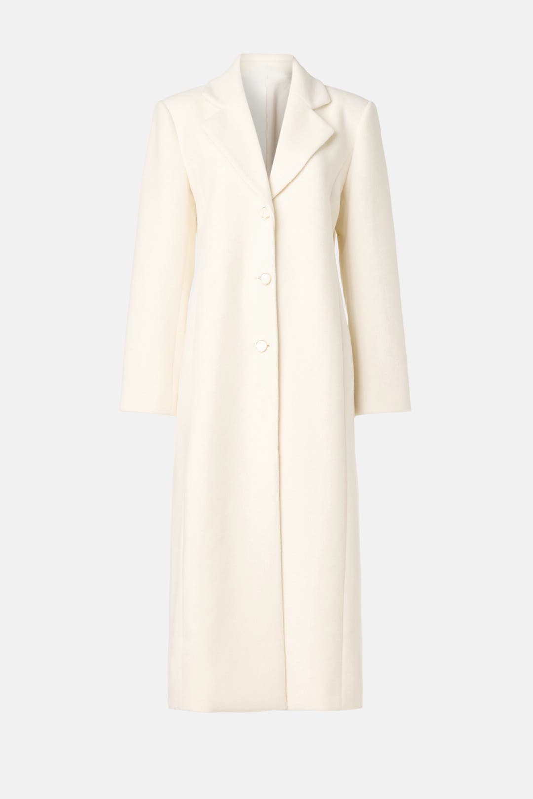 Tailored Single Breasted Wool Coat by Ronny Kobo x RTR | Rent the