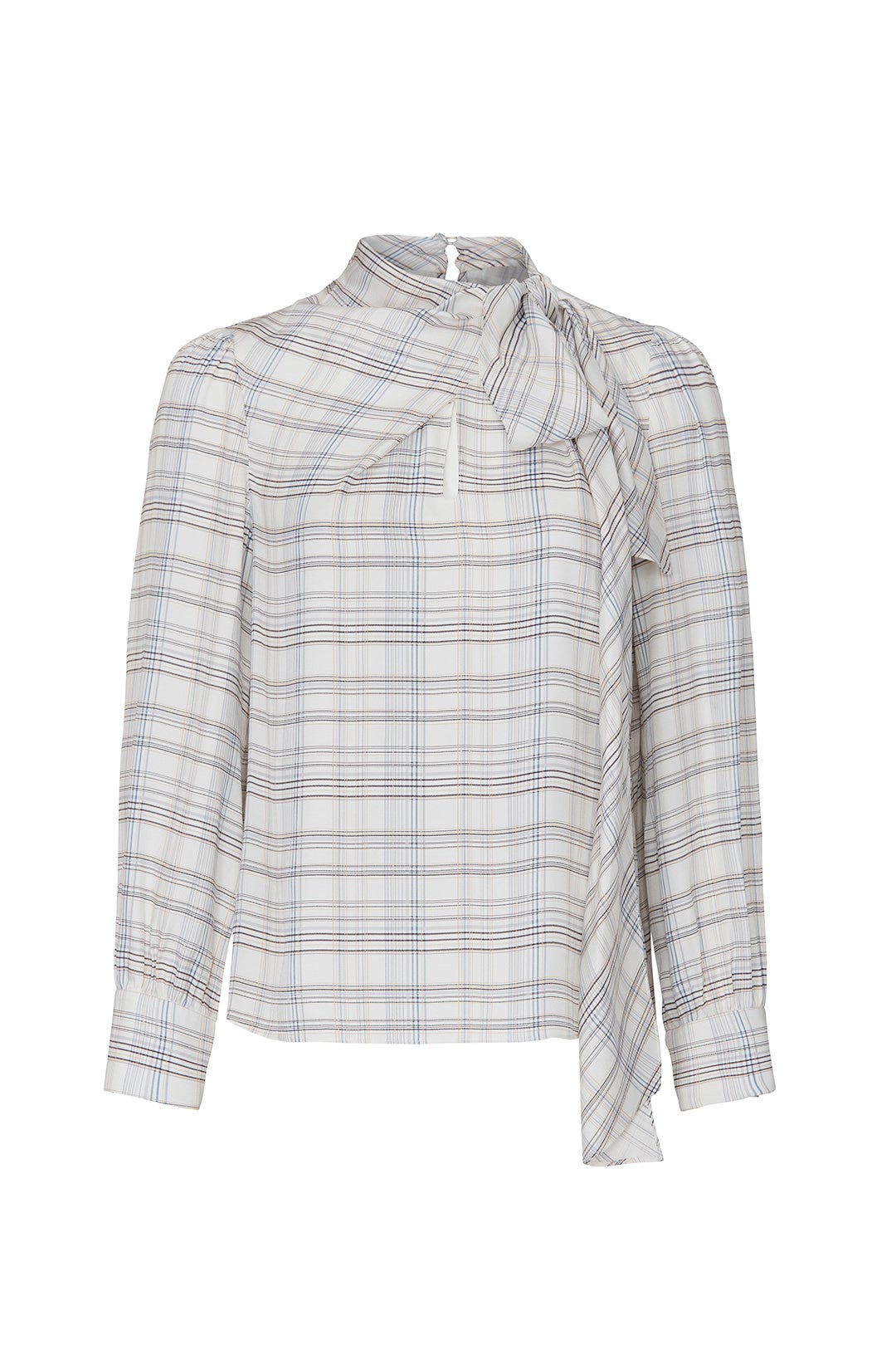 Plaid Etch Top by Rebecca Taylor NYC