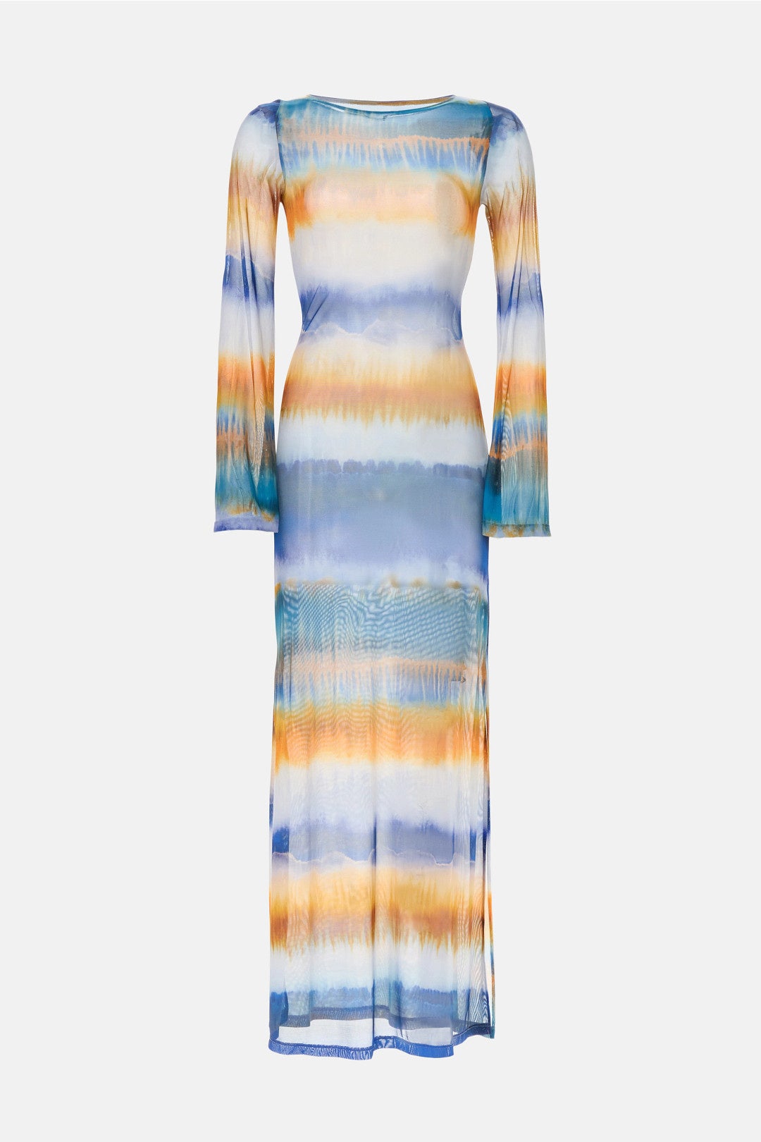 Printed Mesh Maxi Coverup by Nightcap