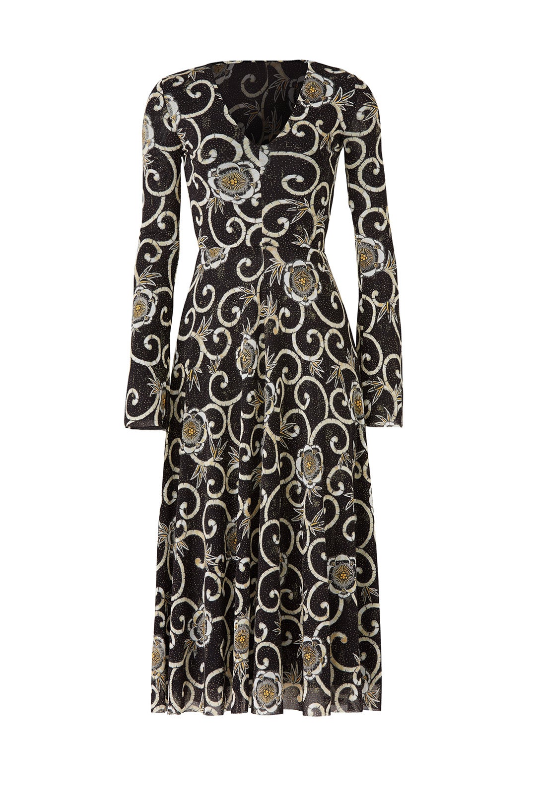 Scroll Floral Dress by Fuzzi 3