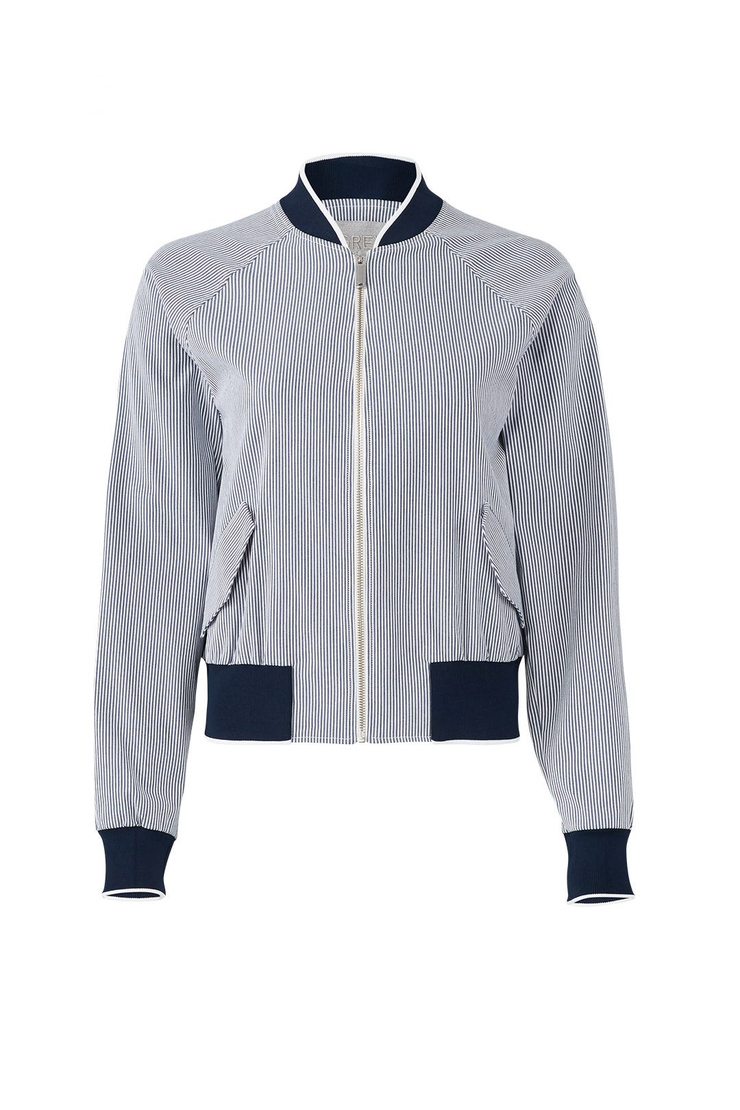Stripe Bomber Jacket by Jason Wu 3