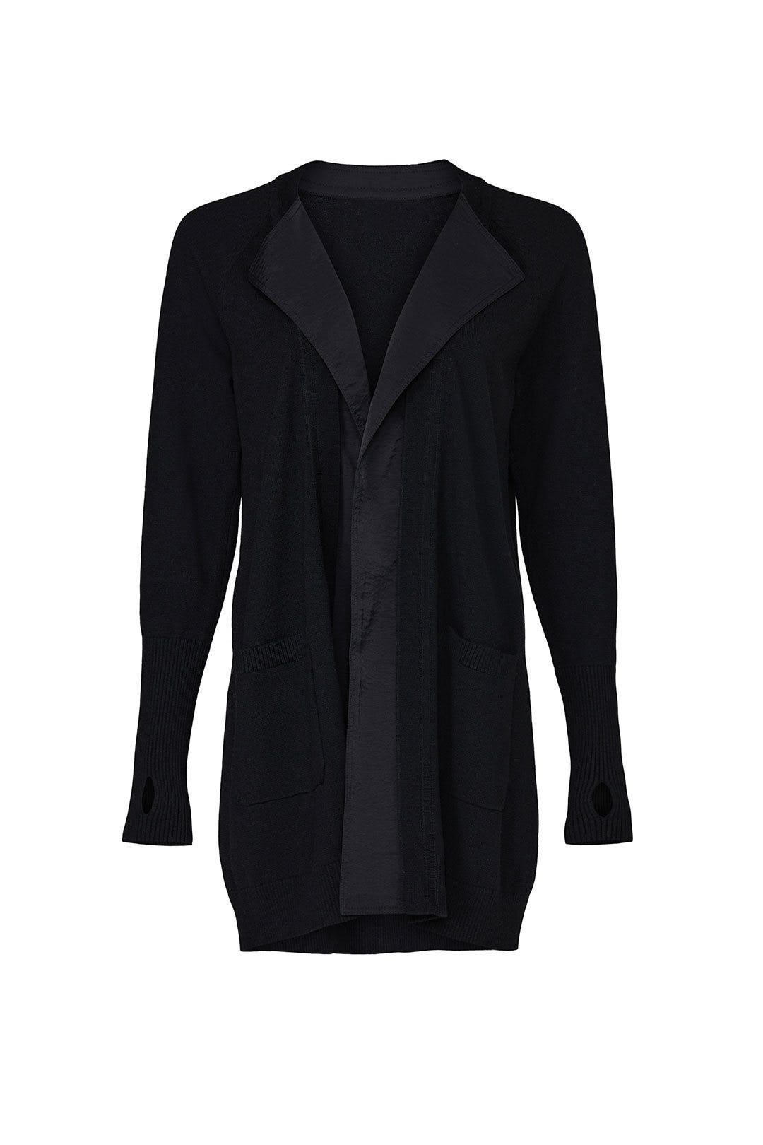 Woven Mixed Media Cardigan by KF/KaufmanFranco x RTR 4