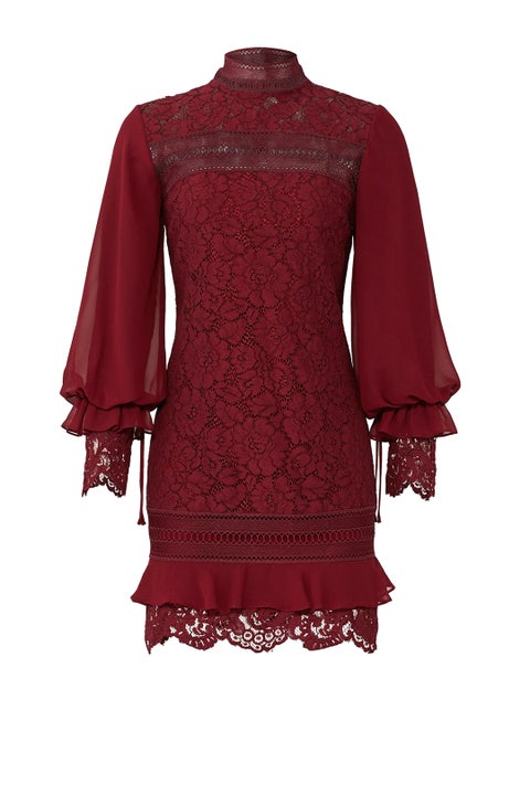 Lace Sheath Dress by Laundry by Shelli Segal | Rent the Runway