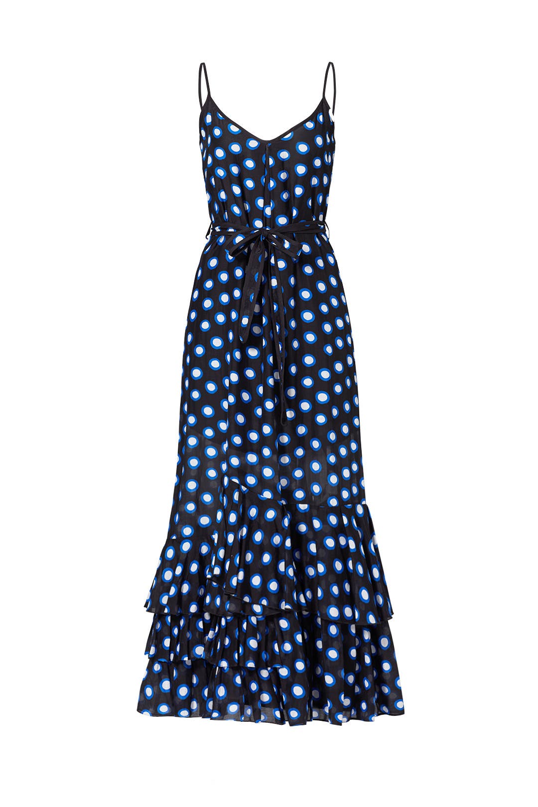 BOUTIQUE MOSCHINO ワンピース Ruffle Dotted Midi Dress by BOUTIQUE MOSCHINO | Rent the Runway