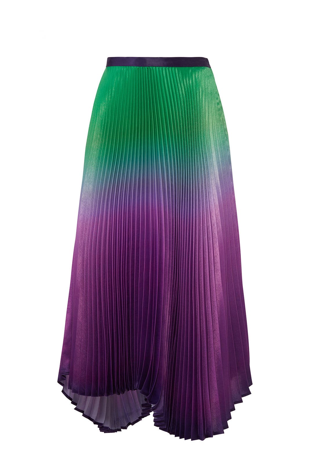 Pleated Ombre Clara Skirt by DELFI Collective